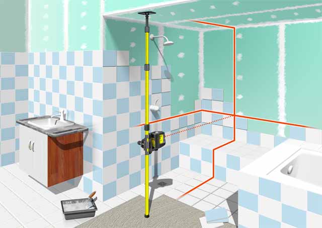 Todoferreteria - Nivel Laser Linea Horizontal y Vertical Plomada