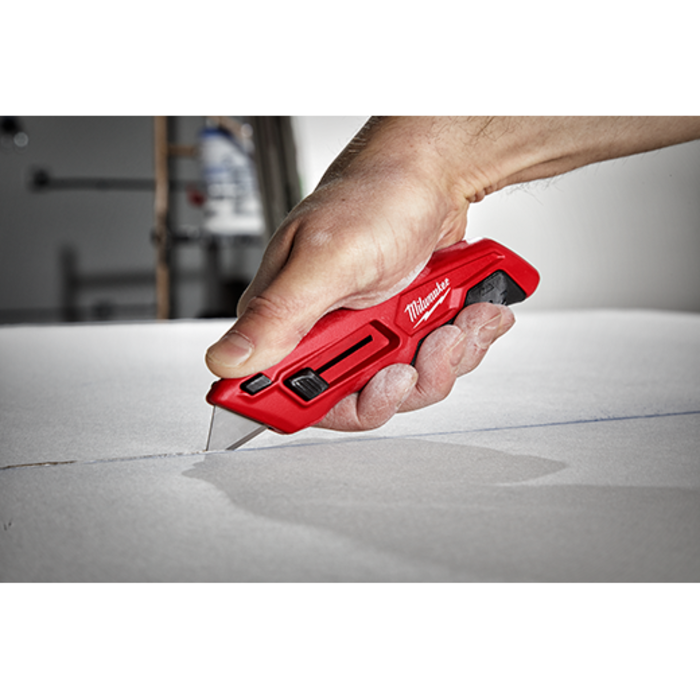 Taglierino Retrattile Ergonomico Con Impugnatura - Cutter Universale Per Hobbistica E Professionisti