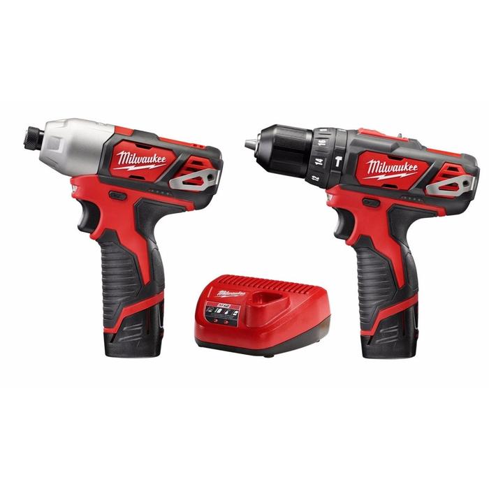 Todoferreteria - Combo Taladro y Atornillador de Impacto Milwaukee 2497-259A