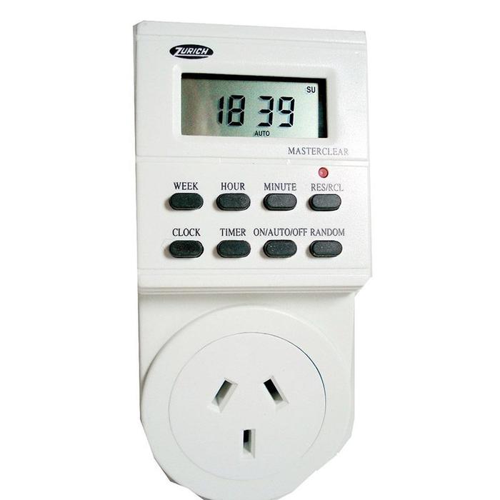 Timer Digital Programable Enchufable Zurich TS-ED1