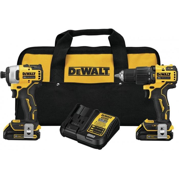 Todoferreteria - Combo Taladro Percutor y Atornillador de Impacto DeWalt  DCK279D2