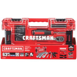 Juego de Tubos, Llaves y Puntas 63 Piezas Craftsman CMMT45063